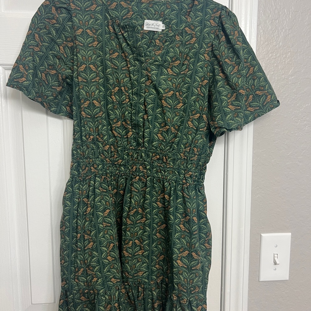 Shop the Mint “Going the Distance” Green Floral Dress